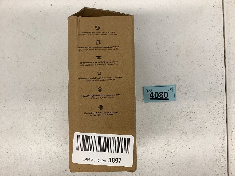 RTIC 20oz Essential Tumbler with Lid, Insulated, Stainless Steel, Metal, Double Wall Vacuum-Insulation, Ceramic Lined, Travel Cup - Image 5 - Lot 4080