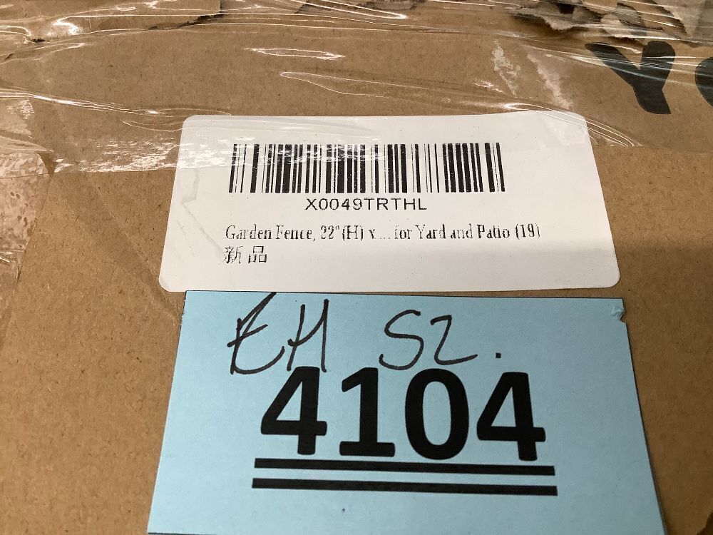 Garden Fences Animal Barrier, 12.55"*16.48" Black Garden Border Fencing, Arched Rustproof Metal No Dig Fence for Dogs, Outdoor Fence, Dog Fencing for Yard, Flower Bed (Medium 19 Pcs) - Image 2 - Lot 4104