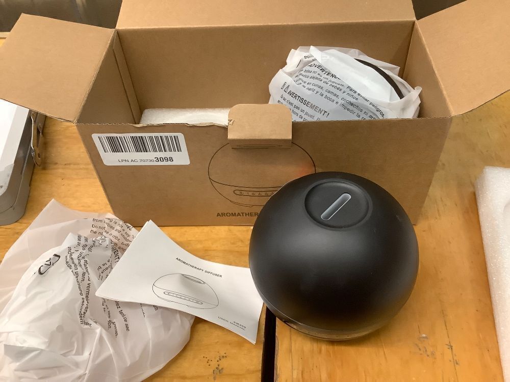 2 Pack Essential Oil Diffusers for Home - 200ml Aromatherapy Diffuser with 4 Timers & 7 Colors Night Lights, 20dB Quiet Working for 10 Hours, Auto Shut-Off - Image 3 - Lot 4107