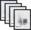HEART ART 16x20 Frames Set of 4,Picture Frames 16x20 For Posters Without Mat,Wall Gallery Photo Frames,Black - Thumbnail 1