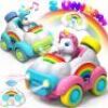 HopeRock Unicorn Toys Remote Control Cars (Set of 2) - Thumbnail 1
