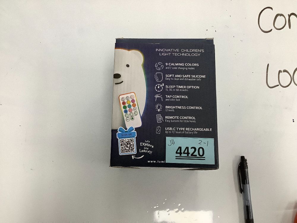 Lumipets Remote Control Silicone Night Light for Kids - Image 4 - Lot 4420