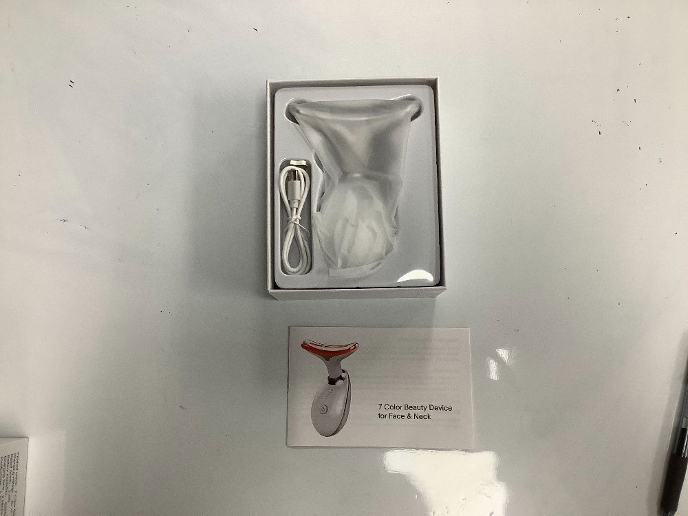 Facial & Neck Massager 7-in-1 LED Light Beauty Device - Image 2 - Lot 4425