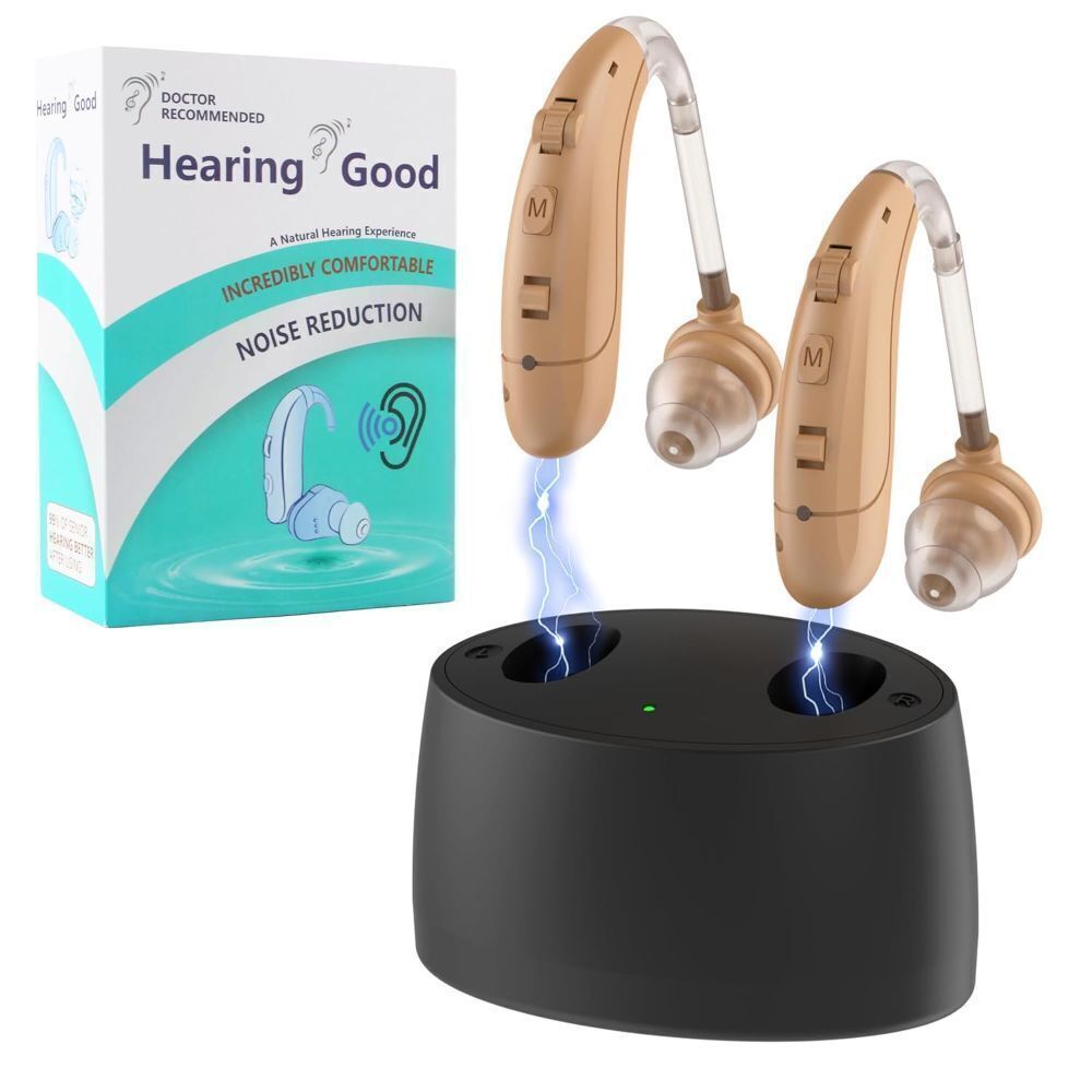 Hearing Aids for Seniors, Hearing Aids Rechargeable with Noise Cancelling and Volume Control - Image 1 - Lot 4430