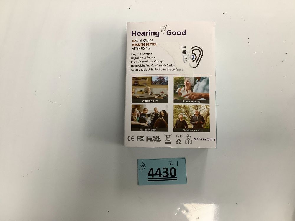 Hearing Aids for Seniors, Hearing Aids Rechargeable with Noise Cancelling and Volume Control - Image 2 - Lot 4430