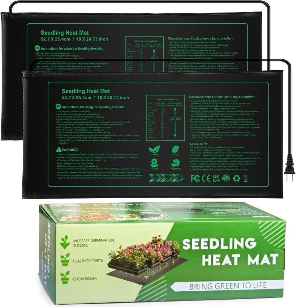 2 Pack Seedling Heat Mat - Image 1 - Lot 4438