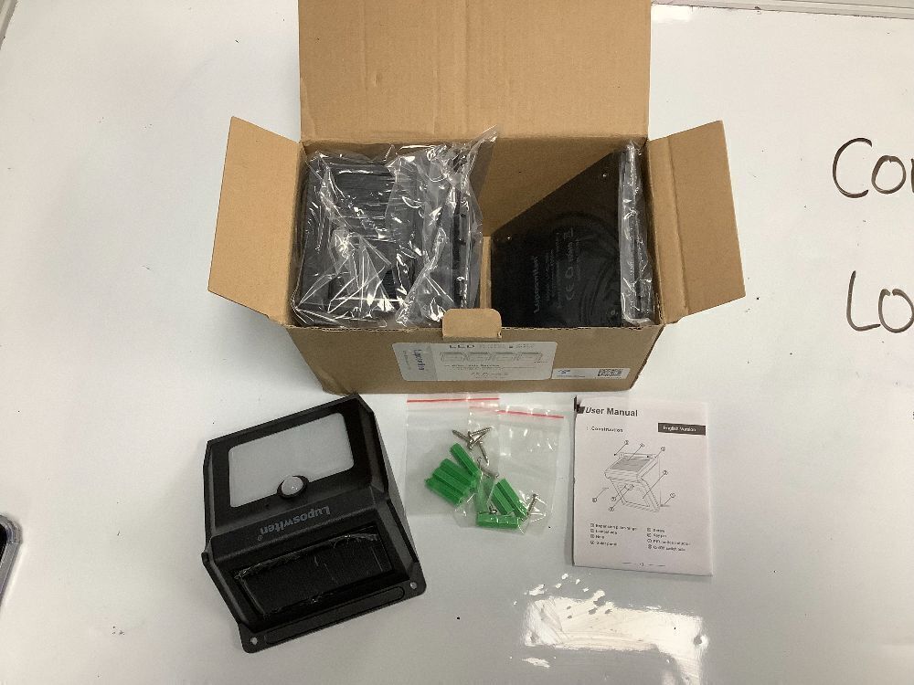 28 LEDs Solar Lights Outdoor, Luposwiten Solar Motion Sensor Lights Wireless Security Lights, 4-Pack - Image 2 - Lot 4440