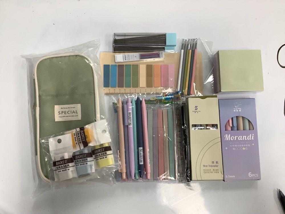 52 PCS Aesthetic School Supplies - Image 5 - Lot 4444