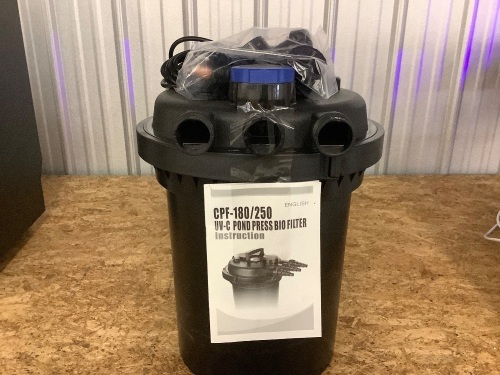 CPF-180/250 UV-C Pond Pressure Bio Filter - Lot 110