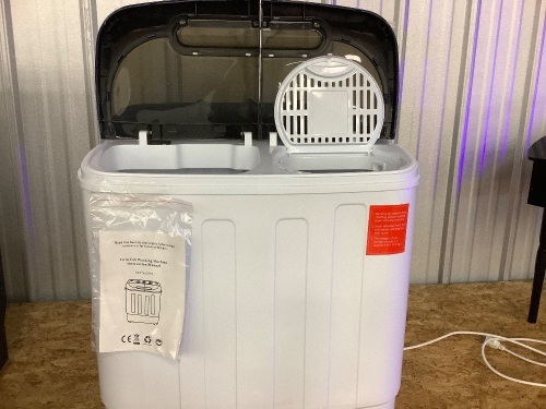 Portable Compact Mini Twin Tub Washing Machine - Lot 111