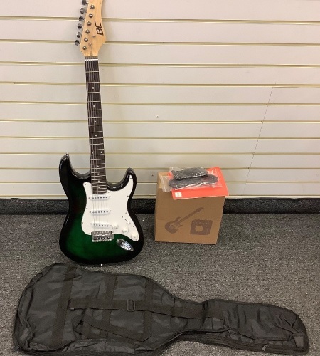 Beginner Electric Guitar Kit w/ Case, 10W Amp - Lot 119