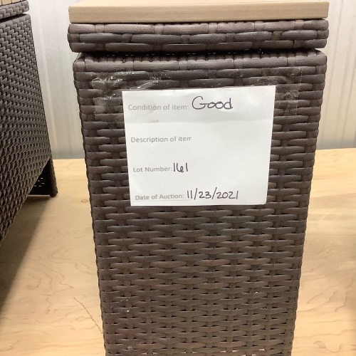 Wicker Storage Bench - Lot 161