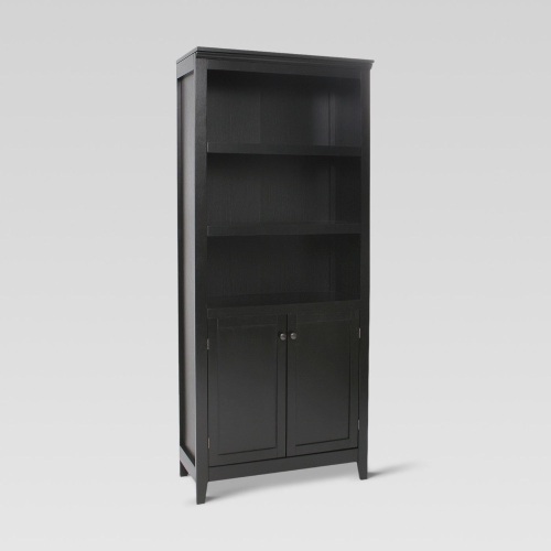 72" Carson 5 Shelf Bookcase with Doors - Lot 216
