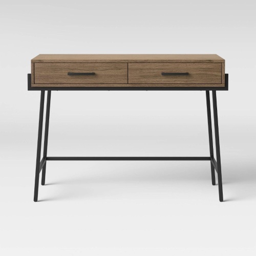 Corinna Wood Writing Desk with Drawers - Lot 287