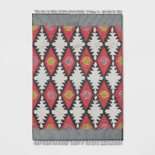 5'x7' Meadowsweet Diamond Tufted Rug - Lot 305