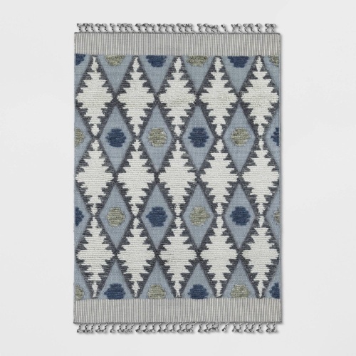 5'x7' Meadowsweet Diamond Tufted Rug - Lot 315