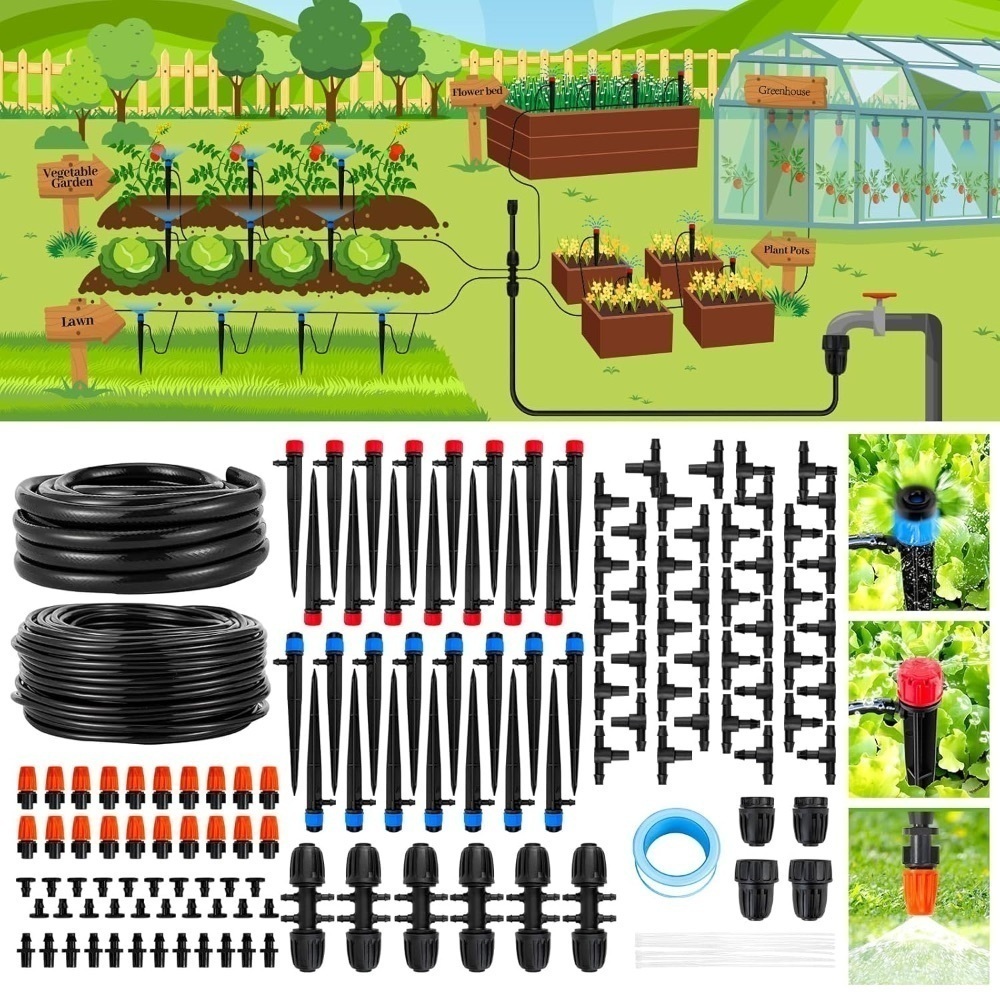 230FT Drip Irrigation Kit - Image 1 - Lot 3331