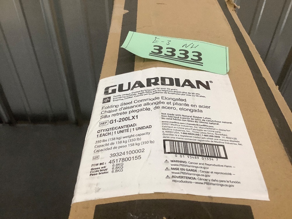 Guardian steel folding commode - Image 3 - Lot 3333
