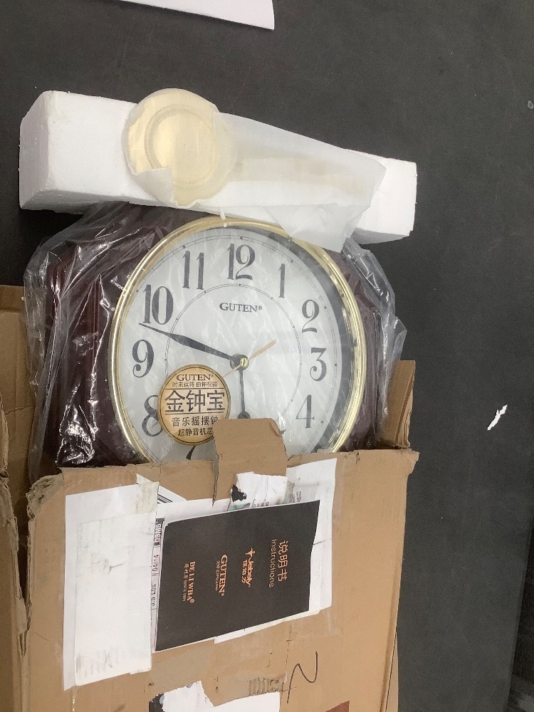 Chiming Pendulum Wall Clock - Image 2 - Lot 3334