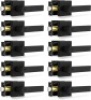Privacy Door Levers, 10 Pack Matte Black Door Handles - Thumbnail 1