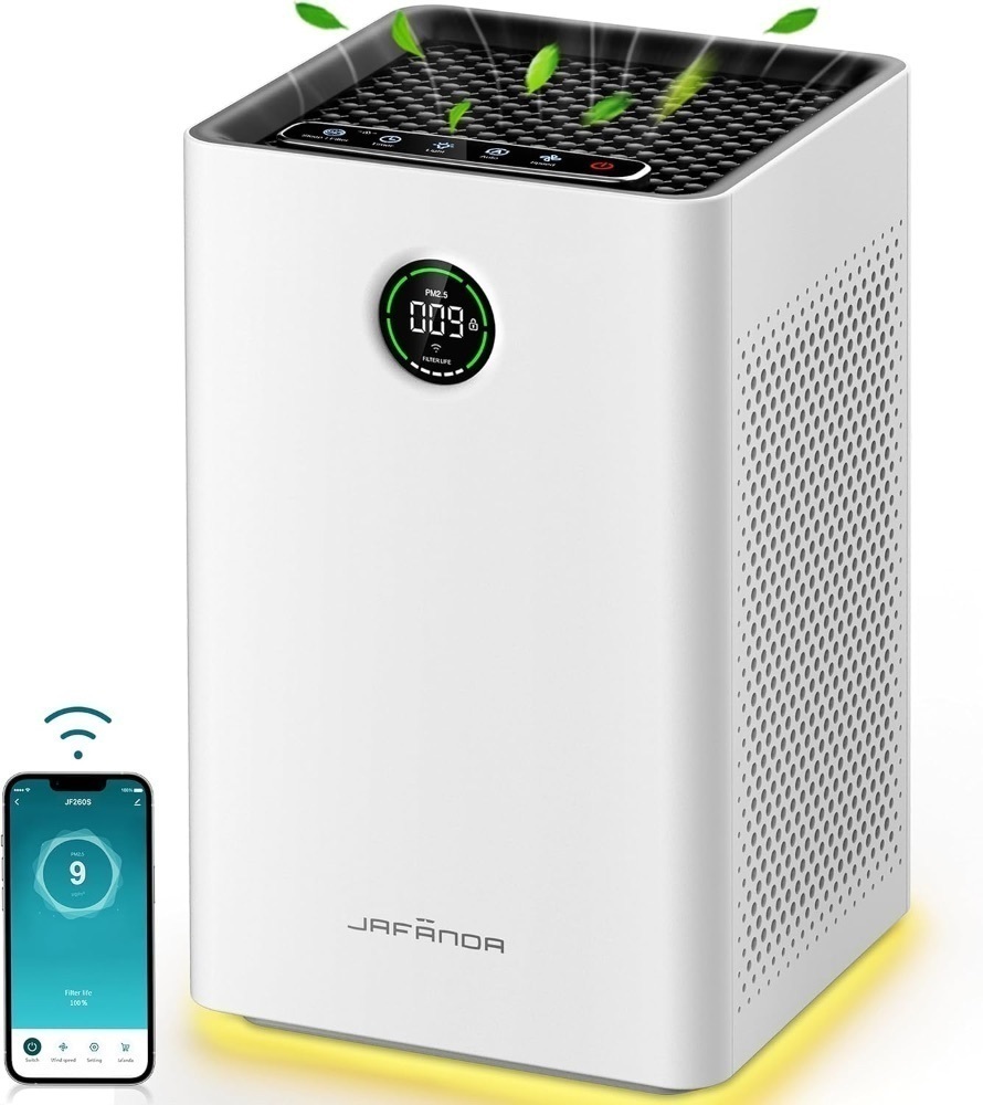 Jafända Air Purifiers for Home Large Room, Smart WiFi and Alexa Control, True HEPA 13 Filter Air Cleaner - Image 1 - Lot 3549