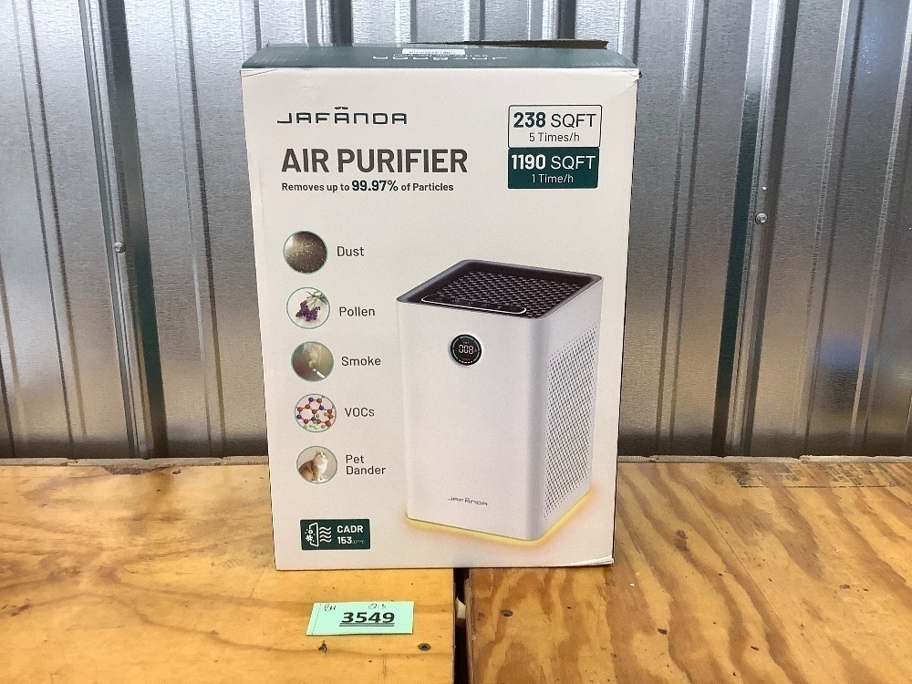 Jafända Air Purifiers for Home Large Room, Smart WiFi and Alexa Control, True HEPA 13 Filter Air Cleaner - Image 2 - Lot 3549
