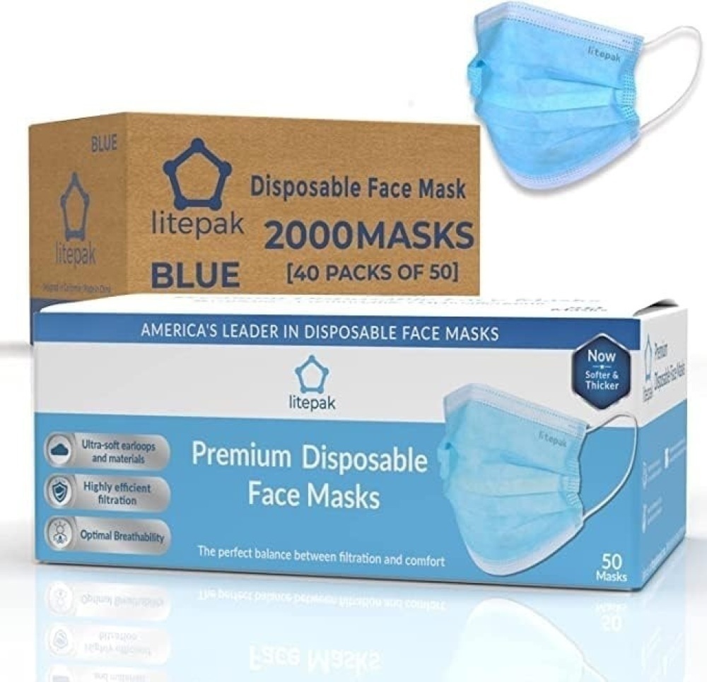 2000 pcs disposable face masks - Image 1 - Lot 3581