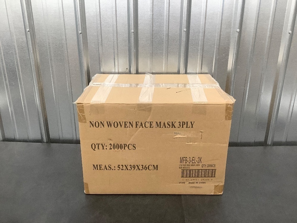 2000 pcs disposable face masks - Image 3 - Lot 3581