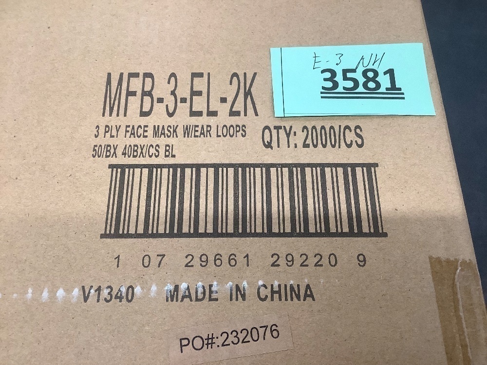 2000 pcs disposable face masks - Image 4 - Lot 3581