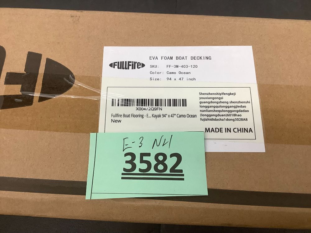 Fullfire Boat Flooring EVA Foam Decking Sheet, Camo Marine Flooring with Self-Adhesive Backing Marine Carpet for Boats Yacht Kayak RV Floor 94" x 47"/24"/16" - Image 3 - Lot 3582