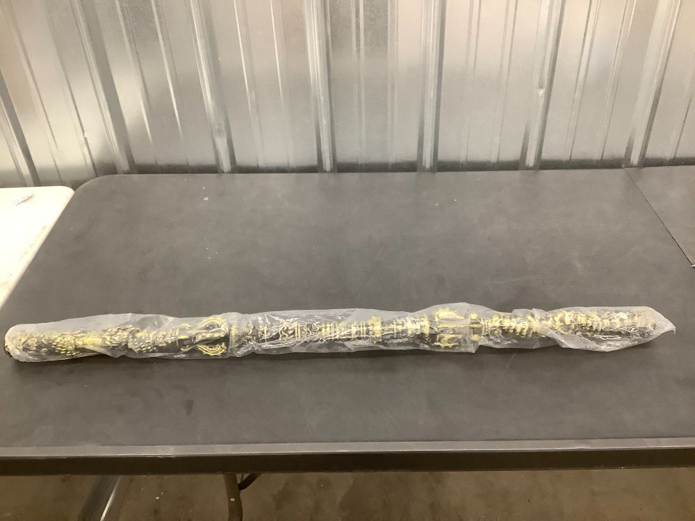 71 inch Long Black Myth Wukong Staff, Retractable, Length Lockable, PU Material(High Strength Soft Rubber) & Alloy, Ruyi Jingu Bang, 1:1 Restoration of Reality, Sun Wukong Staff, Collections for Fans - Image 2 - Lot 3590