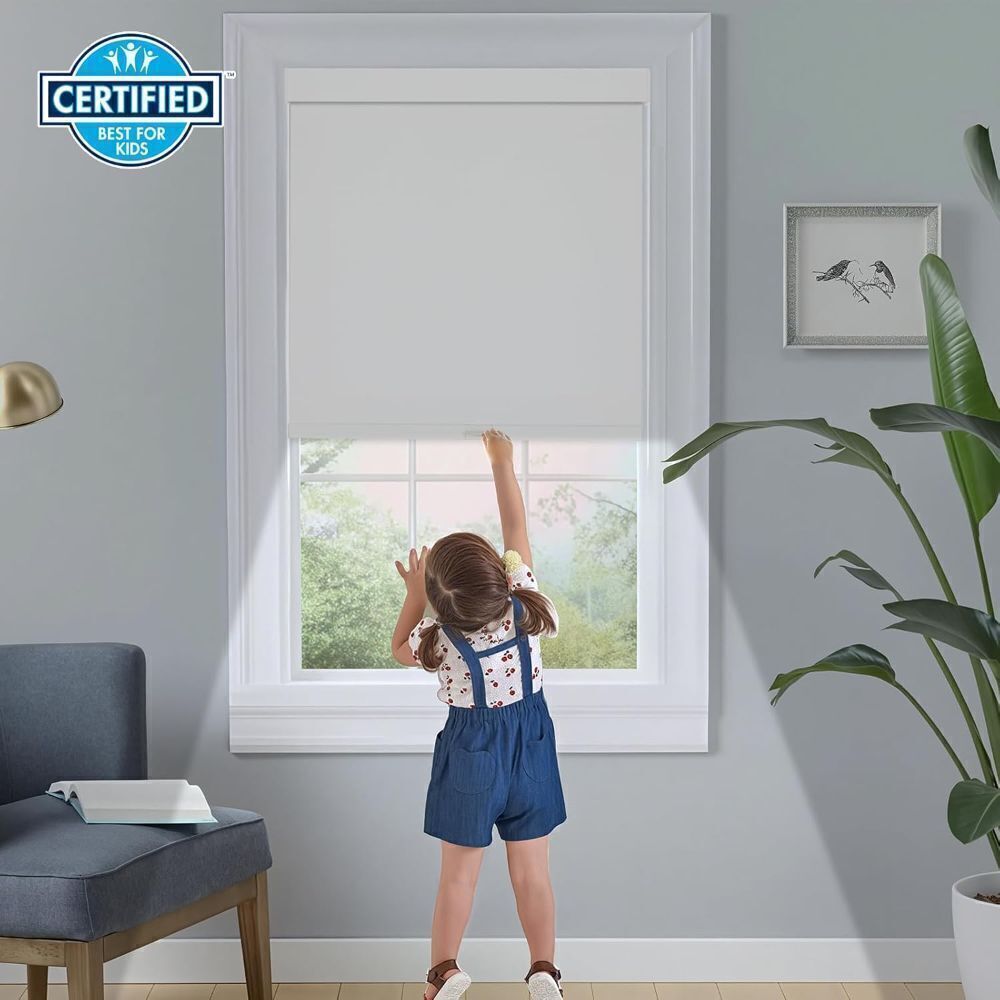 Persilux Blackout Roller Blinds 36x72in White - Image 1 - Lot 3593