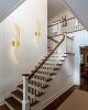 Modern LED Wall Sconce, 39" 2-Light Gold Wall Light Fixture - Thumbnail 1