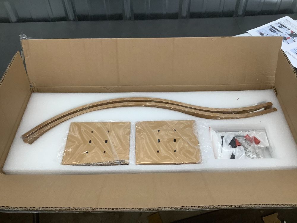 Modern LED Wall Sconce, 39" 2-Light Gold Wall Light Fixture - Image 2 - Lot 3594