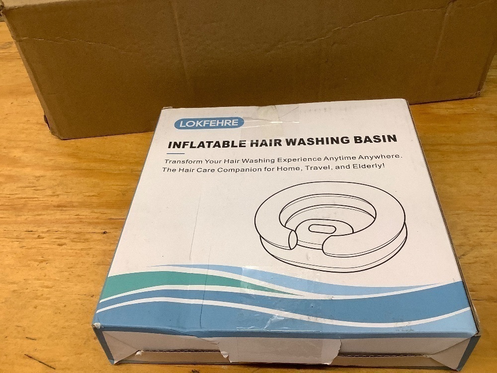 Large Portable Inflatable Hair Washing Basin for Bedridden - Wash Hair in Bed with Inflatable Shampoo Bowl.Hair Washing Basin for Elderly,Disabled,Injured,Ideal Inflatable Sink for Locs Detox - Image 3 - Lot 3616
