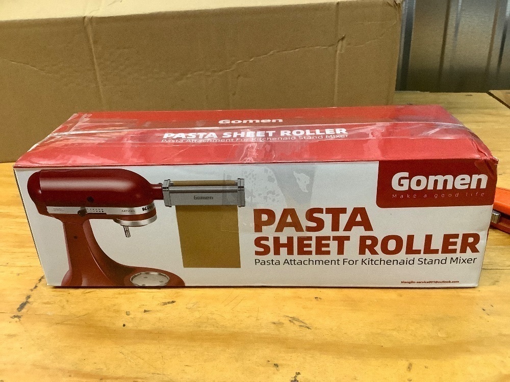 Pasta Roller for Kitchenaid Stand Mixer, Pasta Maker for Kitchenaid Mixer Attachments, Stainless Steel Pasta Attachment for Kitchenaid Stand Mixer, 8 Gears Adjustable by Gomen - Image 3 - Lot 3620