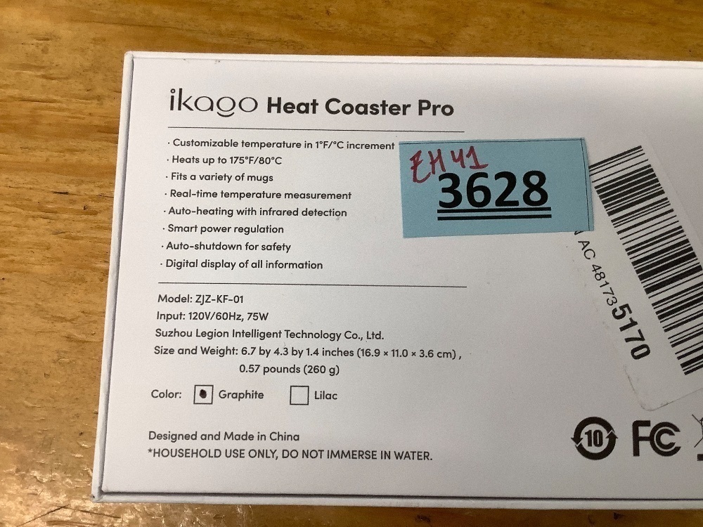 Smart Heated Coffee Mug Warmer - Image 3 - Lot 3628