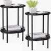 Small Round Side Table Set of 2 - Thumbnail 1