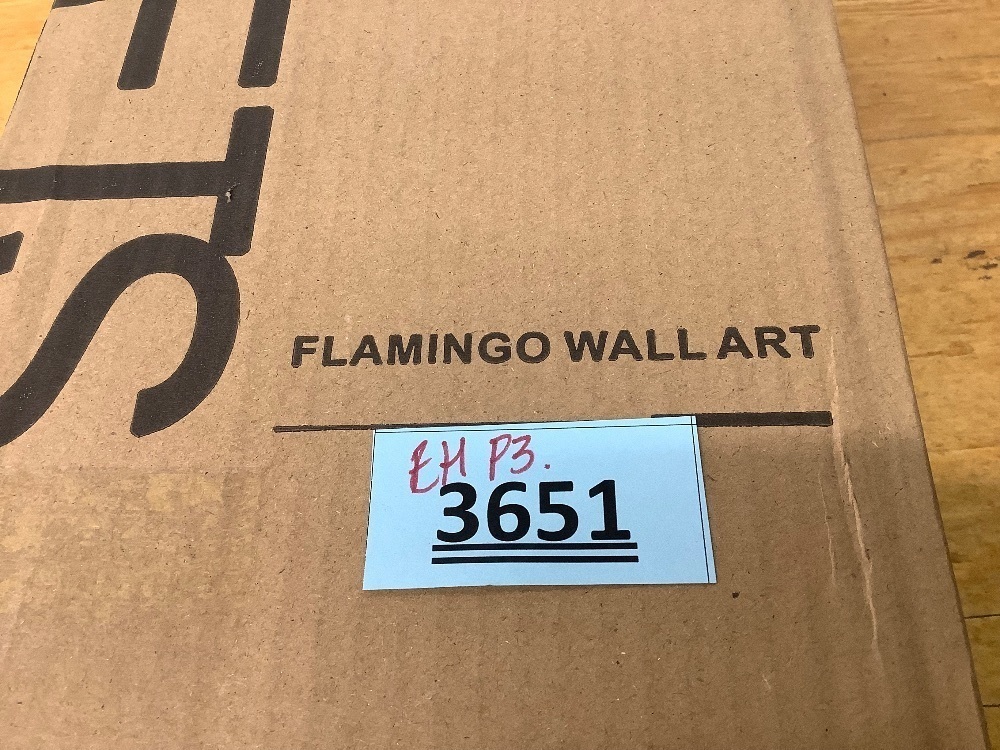 Flamingo Wall Art - Image 3 - Lot 3651
