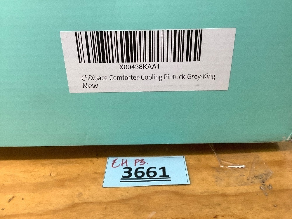 Cooling Comforter King/Cal King Size - Lightweight Summer Comforter for Hot Sleepers and Night Sweats, Q-Max 0.4 with Japanese Arc-Chill Cold Tech Fabric, Cooling Blanket Grey - Image 4 - Lot 3661