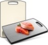 Titanium Cutting Board, Large Size 16”×11 Titanium & Wheat straw Double Sided Large - Thumbnail 1