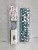 UBOTIE Colorful Computer Wireless Keyboard Mouse Combos, Typewriter Flexible Keys Office Full-Sized Keyboard - Thumbnail 3