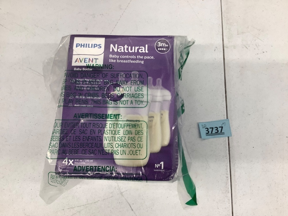 Philips baby bottles 4ct 11fl. oz - Image 1 - Lot 3737