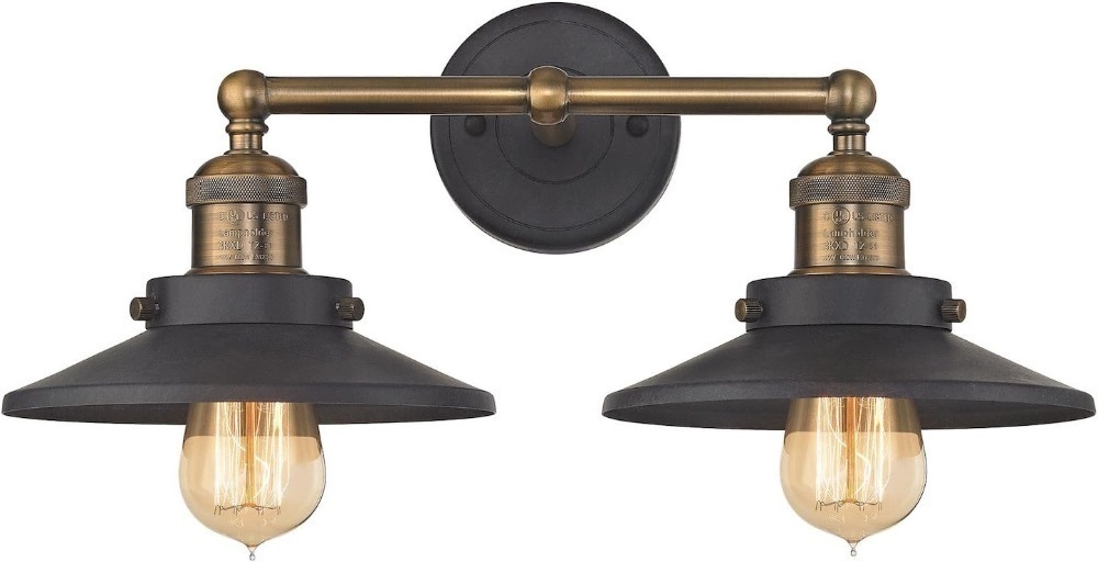 Licperron gold and bronz light - 2 bulb - Image 1 - Lot 3738