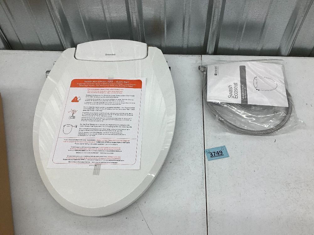 Brondell Bidet Toilet Seat, Non-Electric Swash Ecoseat - Image 6 - Lot 3749