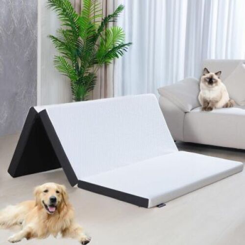 Folding Mattress,3 inch Twin Tri-Folding Memory Foam Mattress - Lot 3753