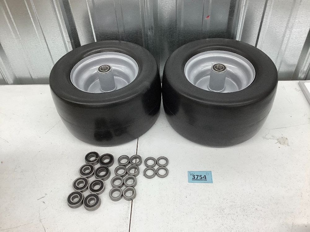 Flat Free Lawn Mower Tire and Wheel - Image 1 - Lot 3754