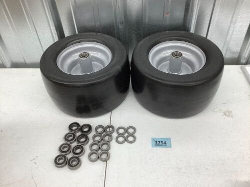 Flat Free Lawn Mower Tire and Wheel - Lot 3754