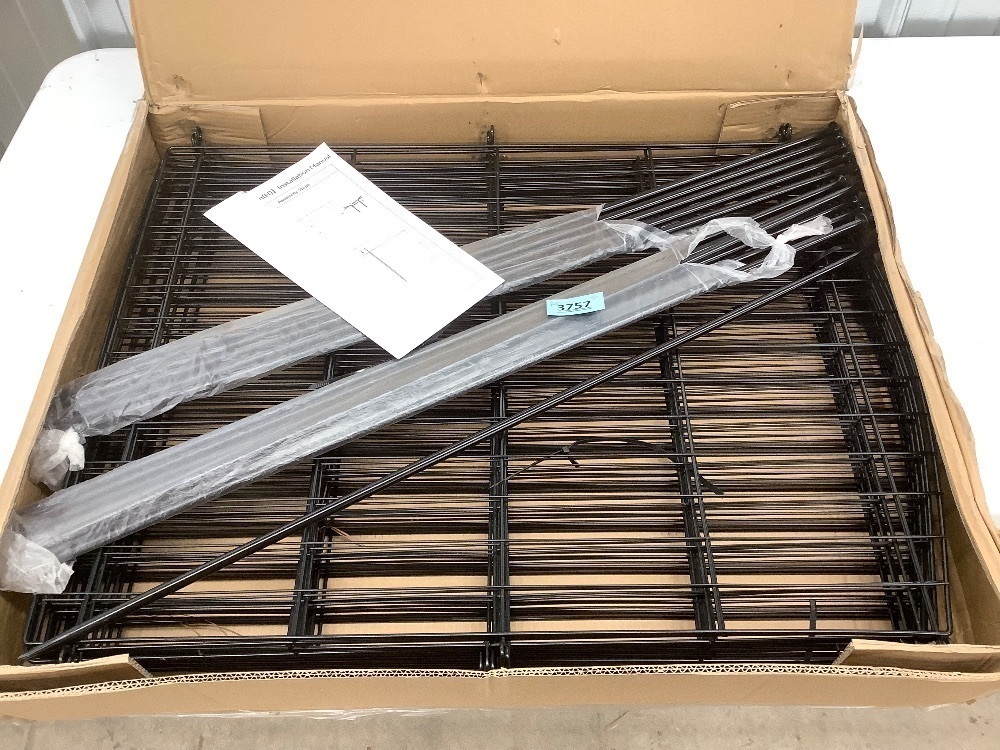 INJOPEXI Decorative Garden Fence 12 Panels 23.6ft (L)×30in (H) Garden Fence - Image 3 - Lot 3757