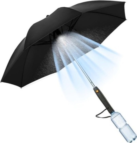 3 in 1 Umbrella with Fan and Mister, Misting Umbrella with Fan - Lot 3765